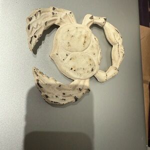 Decorative Crab, cast iron, heavy 6.5x5”